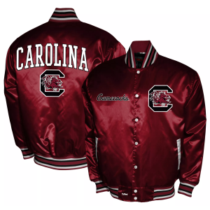 Franchise Club Franchise Club Men's South Carolina Gamecocks Garnet Satin Jacket, Small, Red - $150.00 at DICK'S Sporting Goods