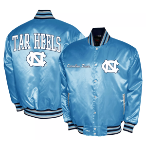 Franchise Club Franchise Club Men's North Carolina Tar Heels Carolina Blue Satin Jacket, Small - $150.00 at DICK'S Sporting Goods