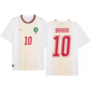 Puma PUMA Adult Morocco Brahim Diaz #10 2026 Away Replica Jersey, Men's, XL, White - $130.00 at DICK'S Sporting Goods