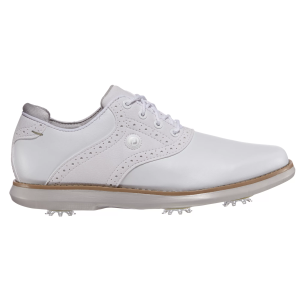 FootJoy Women's Traditions Saddle Golf Shoes, Size 5, White