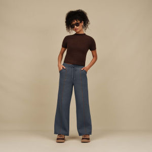 UGG Women's Dina Shell Stitch Pants, XS, Eve Blue