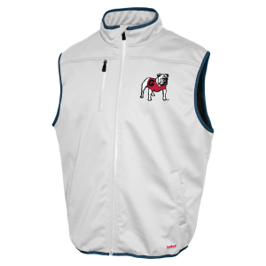 Franchise Club Franchise Club Men's Georgia Bulldogs White Softshell Vest, Small - $120.00 at DICK'S Sporting Goods