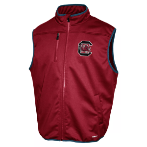 Franchise Club Franchise Club Men's South Carolina Gamecocks Garnet Softshell Vest, Medium, Red - $120.00 at DICK'S Sporting Goods
