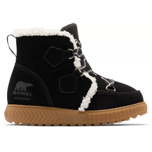 SOREL Kids' Ona Ave Alpine Waterproof Boots, Size 7, Black/Gum 2