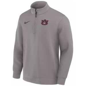 Nike Adult Auburn Tigers Dri-FIT Coach's Sideline Dust Half-Zip Pullover, Men's, Small, Brown