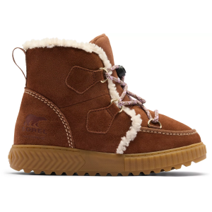 SOREL Kids' Ona Ave Alpine Waterproof Boots, Size 2, Dark Auburn/Gum 2