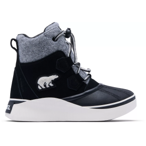 SOREL Toddler Ona IV Chill Waterproof Boots, Boys', Size 3, Black/Chalk