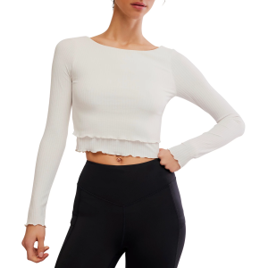 FP Movement Women's Tempo Double or Nothing Layer, XS, Ivory