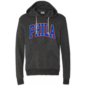 Where I'm From Philadelphia Arch Black Hoodie, Men's, Large
