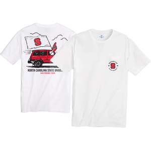 Southern Tide Southern Tide Men's NC State Wolfpack White Foam Finger Short Sleeve T-Shirt, XXL - $55.00 at DICK'S Sporting Goods