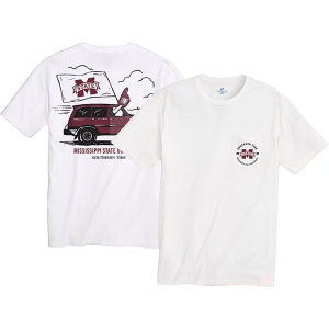 Southern Tide Southern Tide Men's Mississippi State Bulldogs White Foam Finger Short Sleeve T-Shirt, XL - $55.00 at DICK'S Sporting Goods