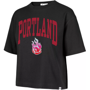 '47 Women's Portland Fire Shale Reed City T-Shirt, Small, Black