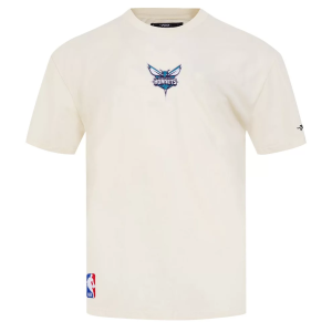 Pro Standard Men's Charlotte Hornets Classic T-Shirt, Small, White