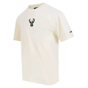 Pro Standard Men's Milwaukee Bucks Classic T-Shirt, XL, White