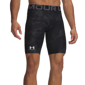 Under Armour Under Armour Men's HeatGear(R) Long Shorts, Small, Black/White - $40.00 at DICK'S Sporting Goods