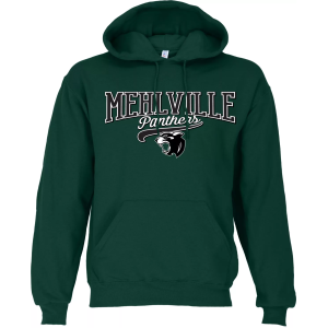 Ohiopyle Prints Men's Mehlville High School Green Hoodie, Large