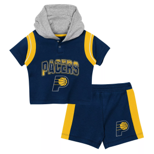 NBA Infant Indiana Pacers 3-Piece Creeper Set, Boys', 12M, Blue