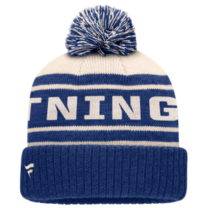 Fanatics NHL Men's Tampa Bay Lightning Repose Cuffed Knit Pom Beanie, White - $30.00 at DICK'S Sporting Goods