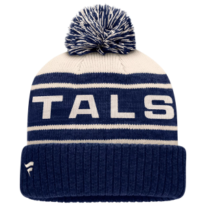 NHL Men's Washington Capitals Repose Cuffed Knit Pom Beanie, White