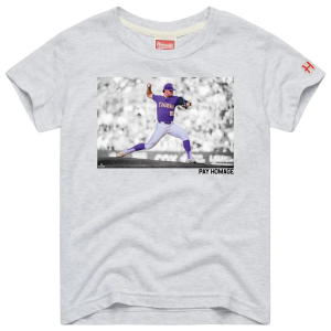 Homage HOMAGE Youth LSU Tigers Ash Paul Skenes T-Shirt, Size 12, Gray - $30.00 at DICK'S Sporting Goods