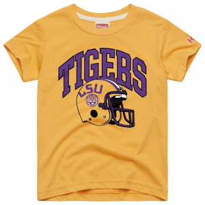 Homage HOMAGE Youth LSU Tigers Gold Helmet T-Shirt, Size 6, Yellow - $28.00 at DICK'S Sporting Goods