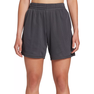 DSG Women's 7" Mesh Shorts, XXS, Carbon Grey