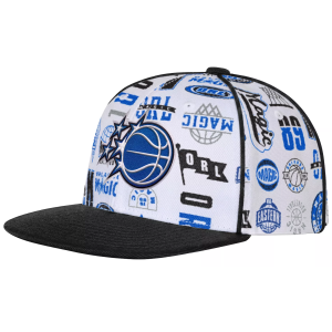 Outerstuff Youth Orlando Magic White Piped Up Snapback Adjustable Hat