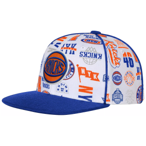Outerstuff Outerstuff Youth New York Knicks White Piped Up Snapback Adjustable Hat - $25.00 at DICK'S Sporting Goods