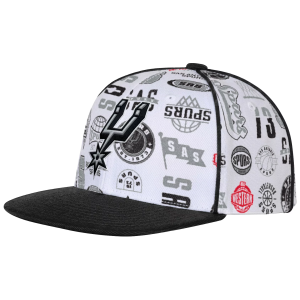 Outerstuff Outerstuff Youth San Antonio Spurs White Piped Up Snapback Adjustable Hat - $25.00 at DICK'S Sporting Goods