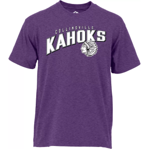Ohiopyle Prints Ohiopyle Prints Men's Collinsville High School Purple Cotton T-Shirt, Medium - $24.99 at DICK'S Sporting Goods
