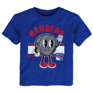 Outerstuff Toddler New York Rangers Royal Mr. Puck T-Shirt, Boys', 2T, Blue