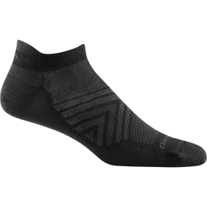 Darn Tough Men's Run No Show Tab Ultra-Lightweight Sock, Large, Black