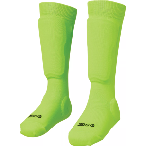 DSG Youth Soccer Shin Socks, Kids, Medium, Green/Black