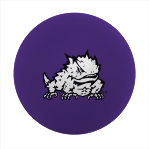 Logo TCU Horned Frogs Bounce Ball, Purple
