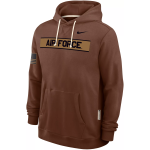 Nike Men's Air Force Falcons Military Hoodie, XL, Brown