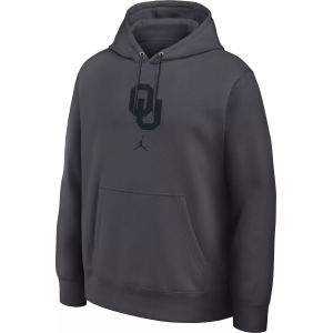 Jordan Jordan Men's Oklahoma Sooners Washed Club Hoodie, Medium, Gray - $100.00 at DICK'S Sporting Goods