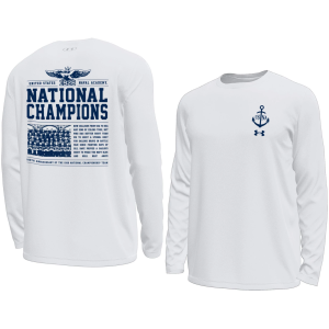 Under Armour Under Armour Men's Navy Midshipmen 100th Anniversary 2-Hit Tech Long Sleeve Shirt, XL, White - $52.00 at DICK'S Sporting Goods