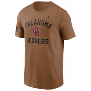 Jordan Jordan Men's Oklahoma Sooners 2026 Military Appreciation Dri-FIT T-Shirt, Small, Brown - $47.00 at DICK'S Sporting Goods