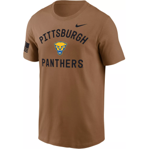 Nike Men's Pittsburgh Panthers 2026 Military Appreciation Dri-FIT T-Shirt, Large, Brown