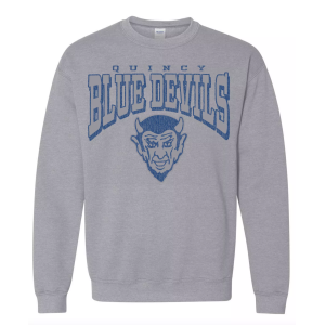 Pel Athletic Pel Athletic Men's Quincy Senior High School Gray Crewneck Sweatshirt, XXL - $39.99 at DICK'S Sporting Goods