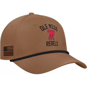 Nike Nike Adult Ole Miss Rebels 2026 Military Appreciation Trucker Hat, Men's, Brown - $36.00 at DICK'S Sporting Goods