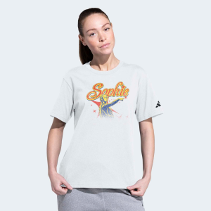 Adidas adidas Women's Indiana Sophie Cunningham Graphic T-Shirt, Large, White - $30.00 at DICK'S Sporting Goods