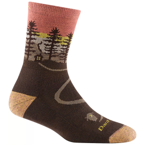 Darn Tough Women's Northwoods Micro Crew Cushion Sock, Large, Earth