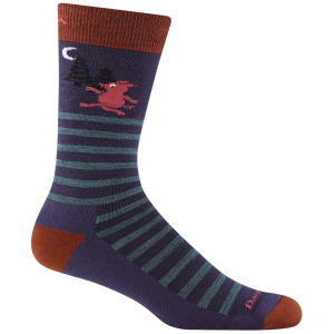 Darn Tough Darn Tough Men's Wild Life Crew Lightweight with Cushion Sock, Medium, Blackberry - $23.95 at DICK'S Sporting Goods