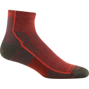 Darn Tough Hiker Quarter Midweight Hiking Socks, Men's, Medium, Chestnut