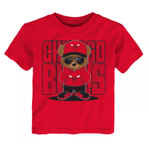 Outerstuff NBA Toddler Chicago Bulls Teddy Fan T-Shirt, Boys', 2T, Red - $22.00 at DICK'S Sporting Goods