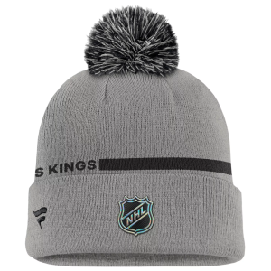 Fanatics NHL Men's Los Angeles Kings Alternate Logo Cuffed Knit Pom Beanie, Gray - $36.00 at DICK'S Sporting Goods