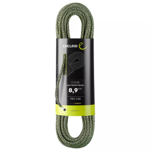 EDELRID Swift Protect PRO Dry 8.9mm Rope, Night/Green