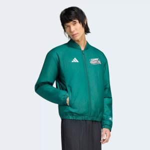 adidas Men's Auto Racing Mercedes Graphic Jacket, Small, Green
