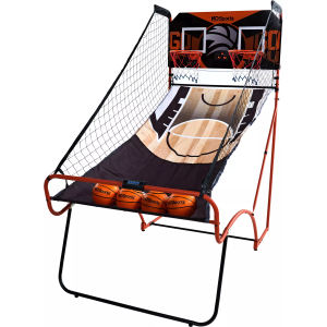 MD Sports EZ-Fold 2-Player Arcade Basketball Game, Black